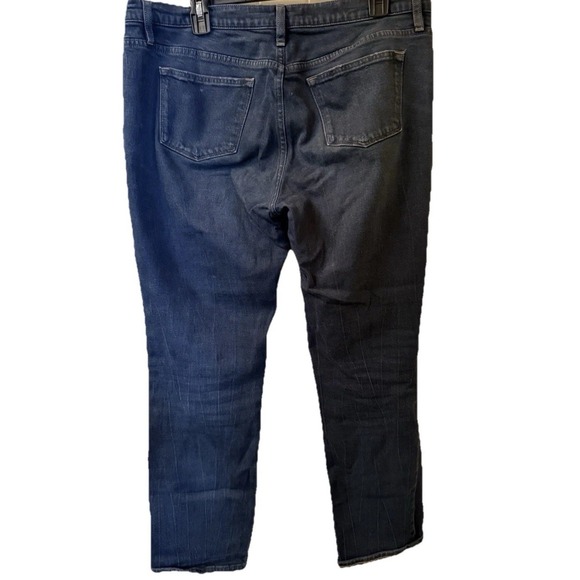 Lot Of 2 J. Crew Broken In Boyfriend Jeans - Size 31 Dark Wash Distressed 36x28 - Picture 8 of 10